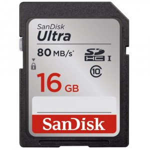 139766 SDHC 16GB 80M UHS-I ULTRA SANDISK