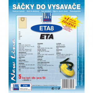 ETA 8 SÁČEK DO VYSAVAČE JOLLY