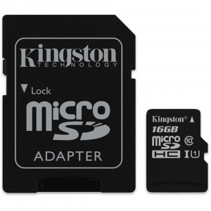 MicroSDHC 16GB UHS-I SDCS v2 KINGSTON