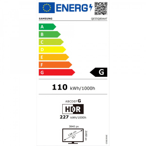 QE55Q80A QLED ULTRA HD LCD TV SAMSUNG