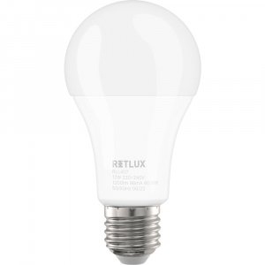 RLL 407 A60 E27 bulb 12W CW RETLUX