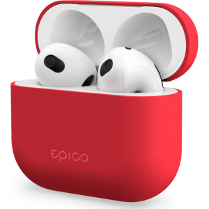 Silicone Cover Airpods 3 red EPICO