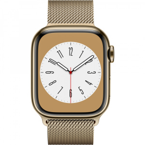 Watch S8 Cell 41 Gold Steel Milan. APPLE