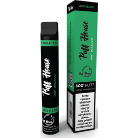 E-CIGARETA 800 MINT TOBACCO PUFFHOUSE