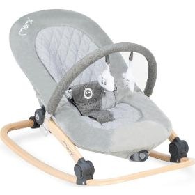 Vibrační lehátko LUMIWOOD GREY MOMI