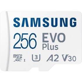 MicroSDXC 256GB EVO Plus +SD adp SAMSUNG