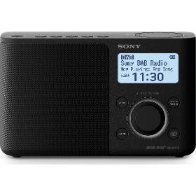 XDRS61DB rádio black SONY