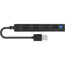 SNAPPY SLIM USB Hub 4 Port Blk SPEEDLINK