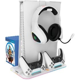 Chlazení PS5 nabíjení2PS5 ovl. WH CANYON