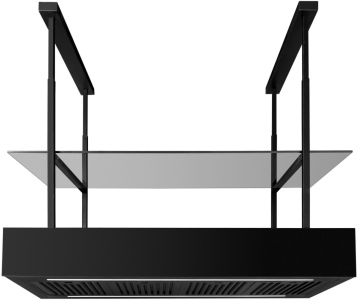 Odsavač ostrůvkový MINIMAL 1.90 Black CDW901C Ciarko Design