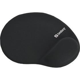 Mousepad with gel wrist pad Bk SANDBERG