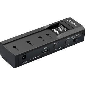 USB 3.2 Cl.+Dock M2+NVMe+SATA Ext.reader