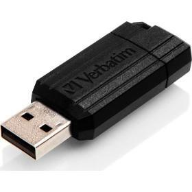 128GB USB Flash 2.0 PinStripe VERBATIM