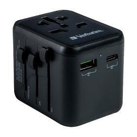 Adaptér USB-C 20W+USB-A 18W VERBATIM