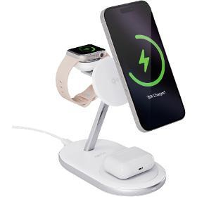Qi2 3in1 Mag+ nab. stojánek bílá EPICO