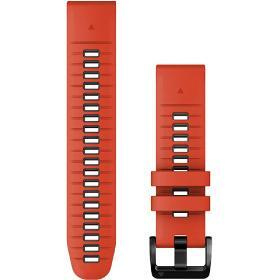 Quickfit 22 mm band Red/Graphite Silic.