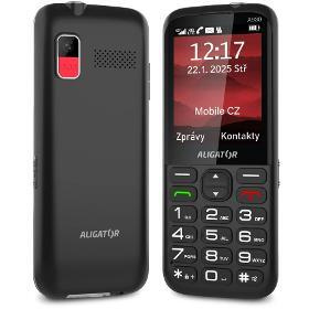 A930 GPS Senior černý + nab.st. ALIGATOR