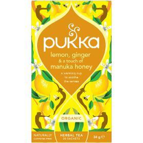 BIO CITRON/ZÁZVOR/MANK/MED 20 SÁČ. PUKKA
