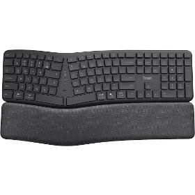 Keyra ergo wrl keyboard US Black TRUST