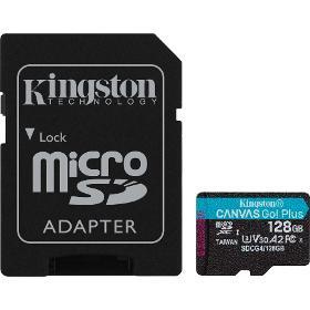 Micro SDXC SDCG4 128GB+adap. SD KINGSTON