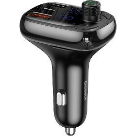 S13 T-shaped FM transmitter černý BASEUS