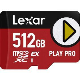 microSDXC PLAY PRO 512GB Express 7 LEXAR