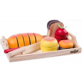 102191904 Tác se snídaní - krájení WOODY