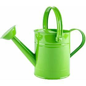 102191473 Kropící konev-zelená-kov WOODY