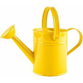 102191470 Kropící konev-žlutá-kov WOODY