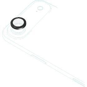 Camera glass Al. iPhone Air Black EPICO