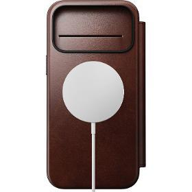 Modern Leather Folio iP17 Pro Max Brown