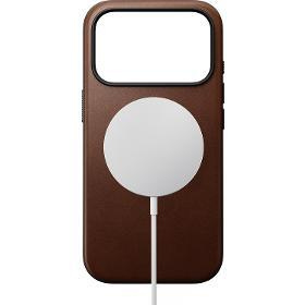 Modern Leather Case iPhone 17 Pro Brown