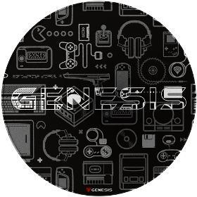 TELLUR 300 GEAR Podložka pod židli černá