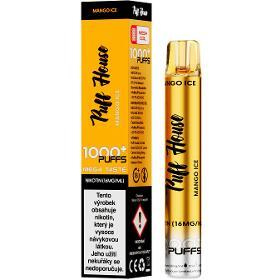 E-CIGARETA 1000+ MANGO ICE PUFF HOUSE