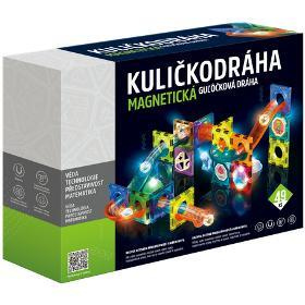 Kuličkodráha magnetická se světlem 49ks