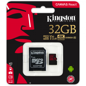 MicroSDXC 32GB UHS-I V3 70MB/s KINGSTON