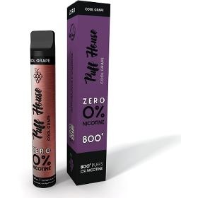 E-CIGARETA ZERO 800 COOLGRAPE PUFF HOUSE