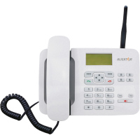 T100 bílý, stolní GSM telefon ALIGATOR