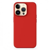 Mag+Silicon Case iPhone 15 Pro red EPICO
