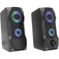 FLOW speakers 2.0 RGB black WHITE SHARK