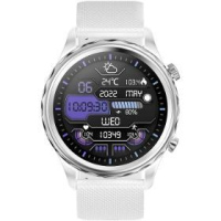 Queen HR + silver smart watch CARNEO