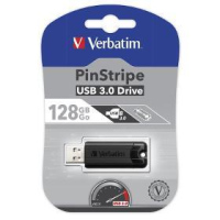 128GB USB Flash 3.0 PinStripe VERBATIM