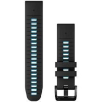 Quickfit 22 mm band Bk/Blue Silic GARMIN