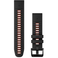 Quickfit 22 mm band Blk/Red Silic GARMIN