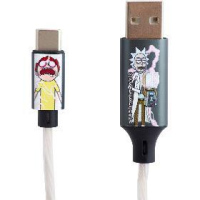 Rick&amp;Morty USB-C charg. cable LAZERBUILT