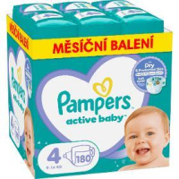 PLENKY AKTIVE BABY VEL. 4/180 KS PAMPERS