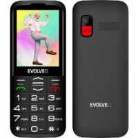EasyPhone XO s nab. stoj. černý EVOLVEO