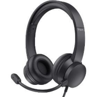 Ayda PC headset + microphone Black TRUST