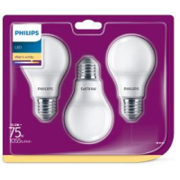 LED 75W A60 E27 2700K m. n.3ks Philips