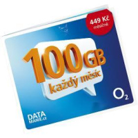 O2 SIM 100 GB/měsíc